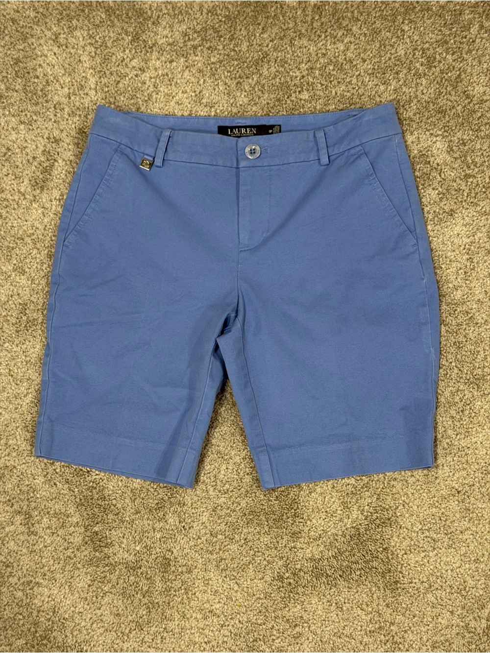 Lauren Ralph Lauren Light Blue Women's Bermuda Shorts